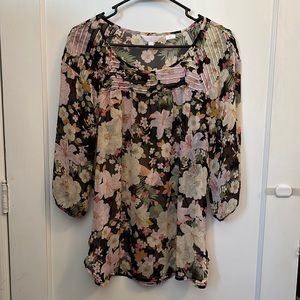 Lauren Conrad Women’s Sheer Tunic Top